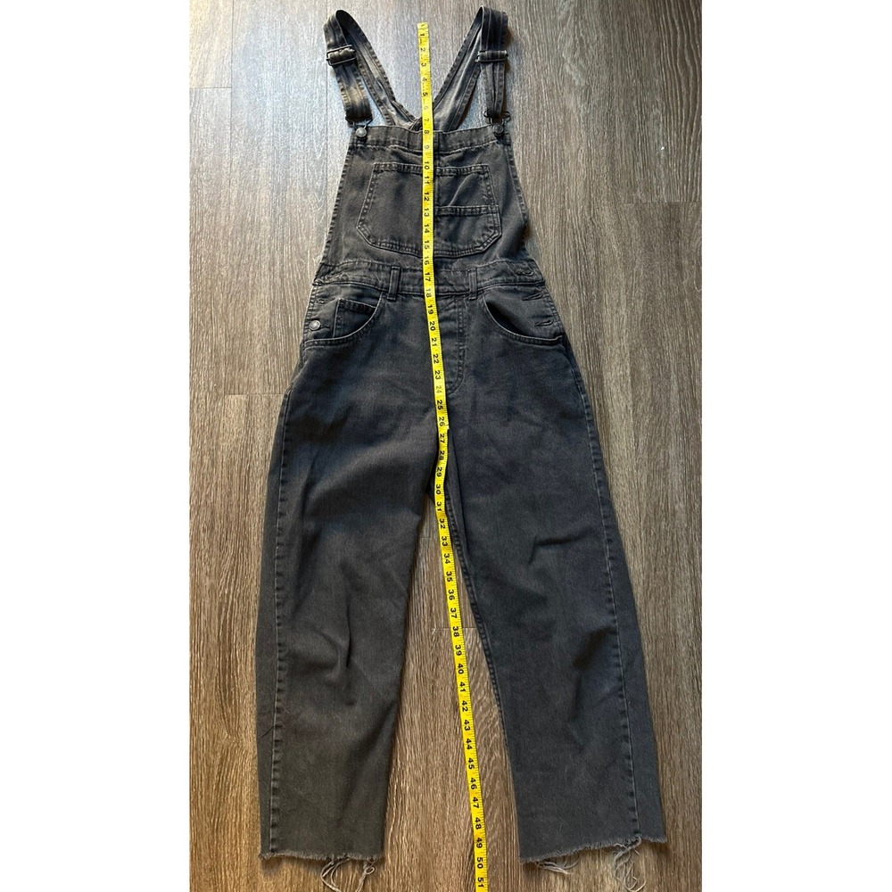 Free People - We The Free Ziggy Denim Overalls Womens xS Black Free People - Picture 3 of 8